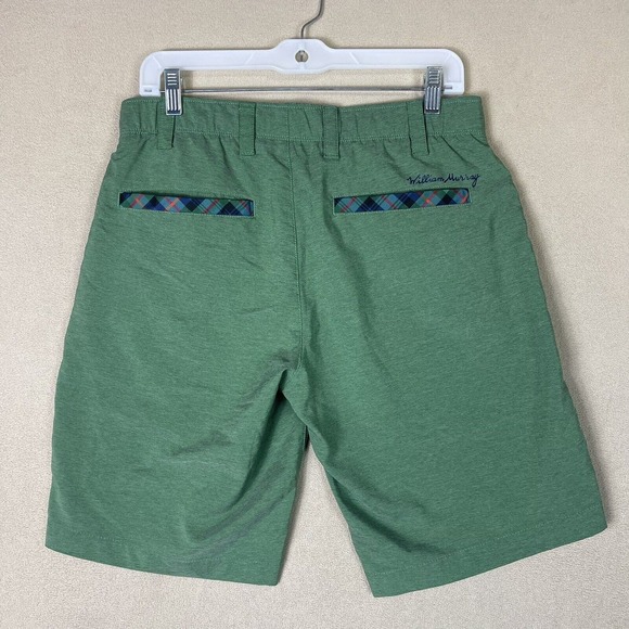 William Murray Shorts Mens 30 Green Golfing Performance Preppy Casual Adult - Picture 9 of 10